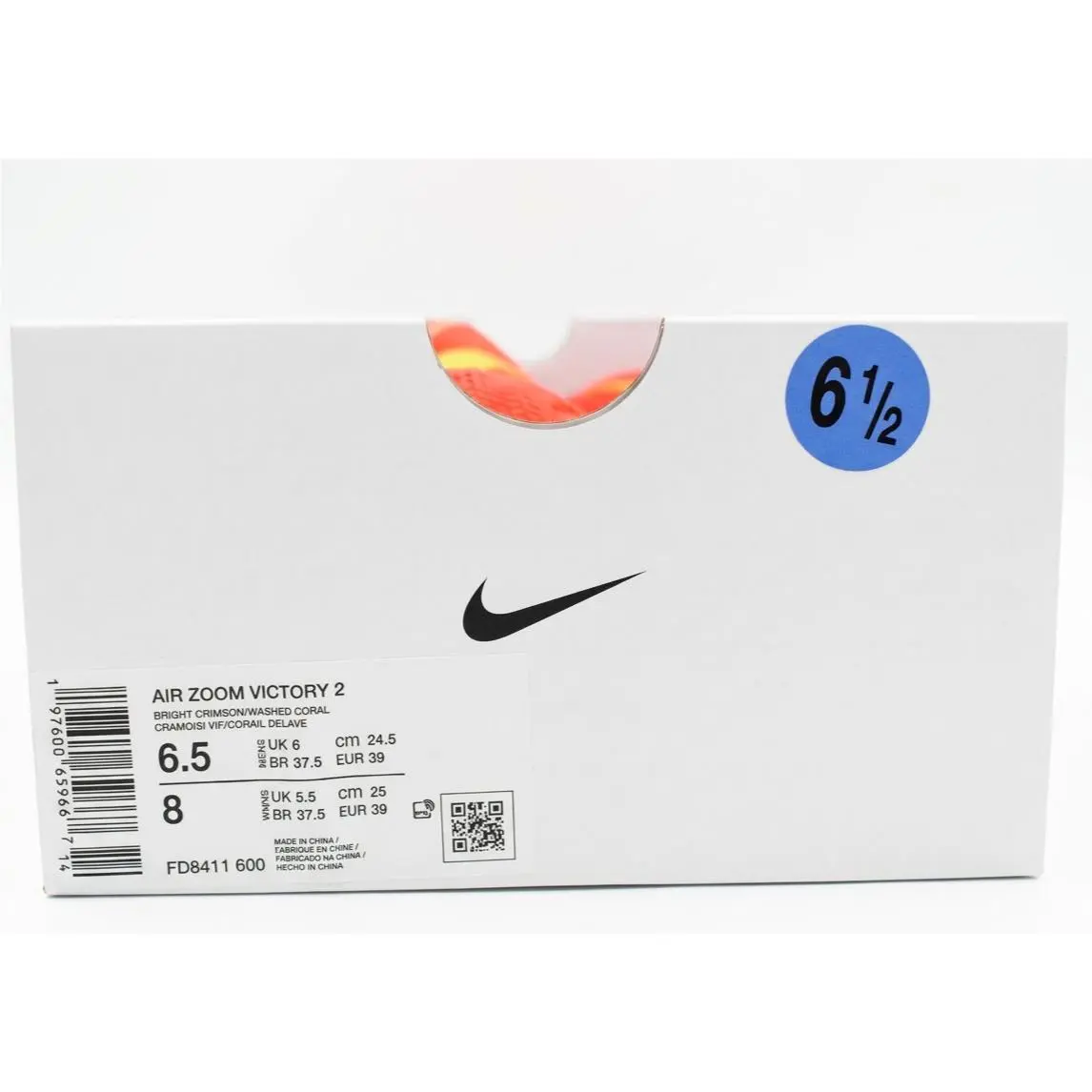 Nike shoes - Nike Victory - Victory - FD8411-600 - Bright Crimson/Washed Coral 3