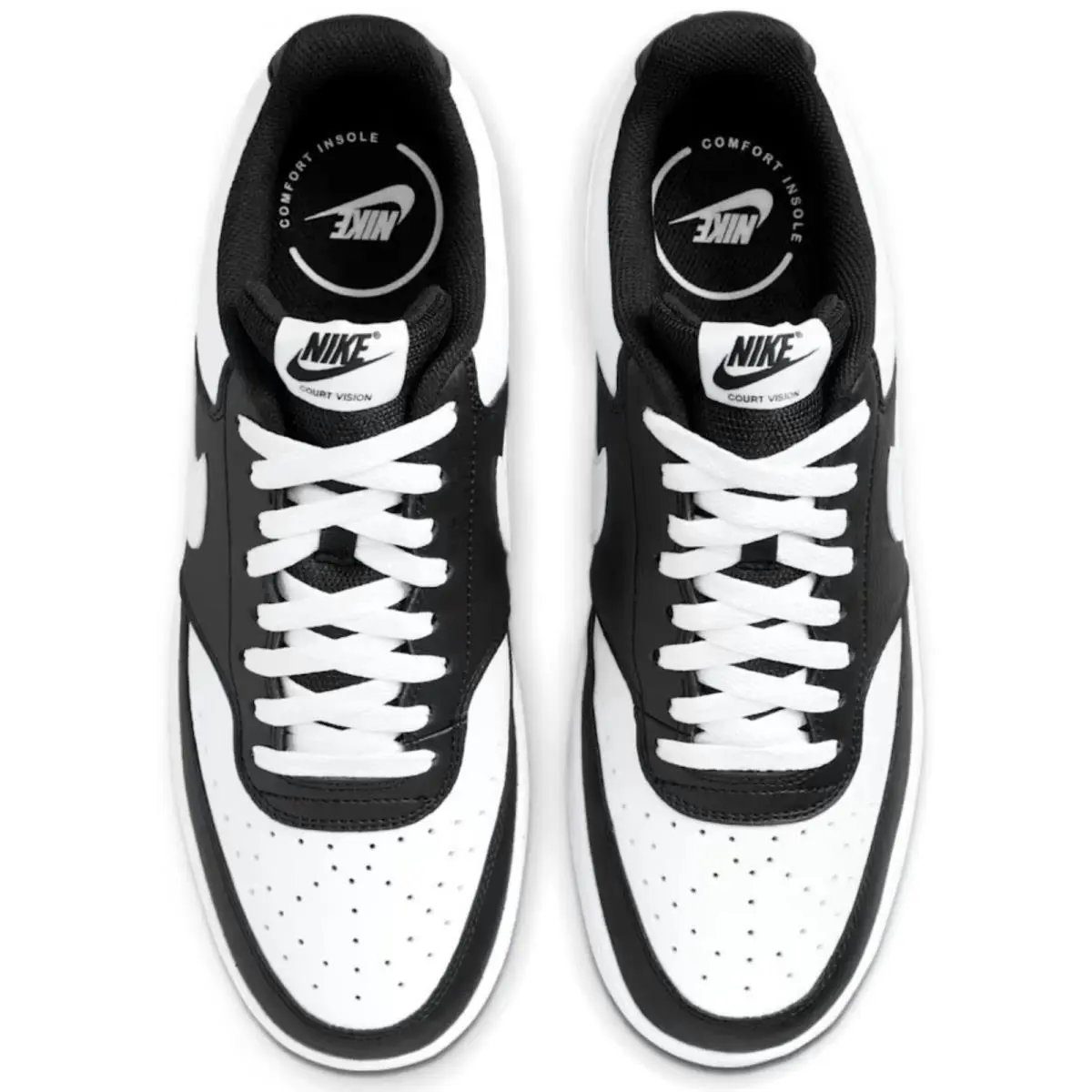 Nike shoes - Nike Court Vision Low FL - Black, Manufacturer: Black/White 1