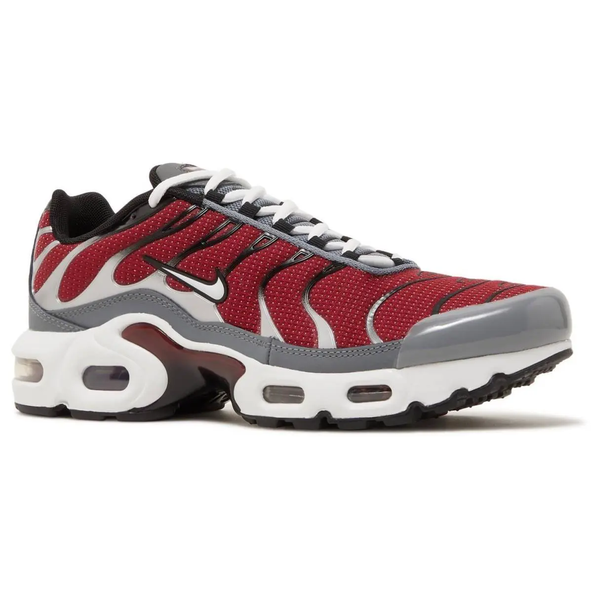 Nike Air Max TN Plus One Team Red Running Sneakers Low Top Trainers Sports Shoes - Red, Manufacturer: Team Red/Black/Cool Grey/White
