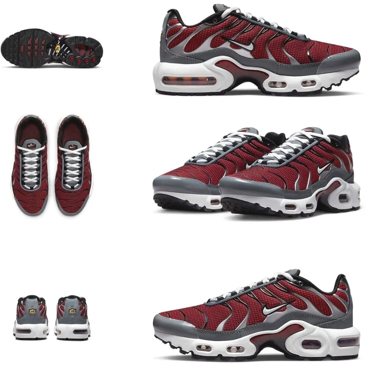 Nike shoes - Nike Air Max Plus - Air Max Plus - CD0609-602 - Red, Manufacturer: Team Red/Black/Cool Grey/White 5