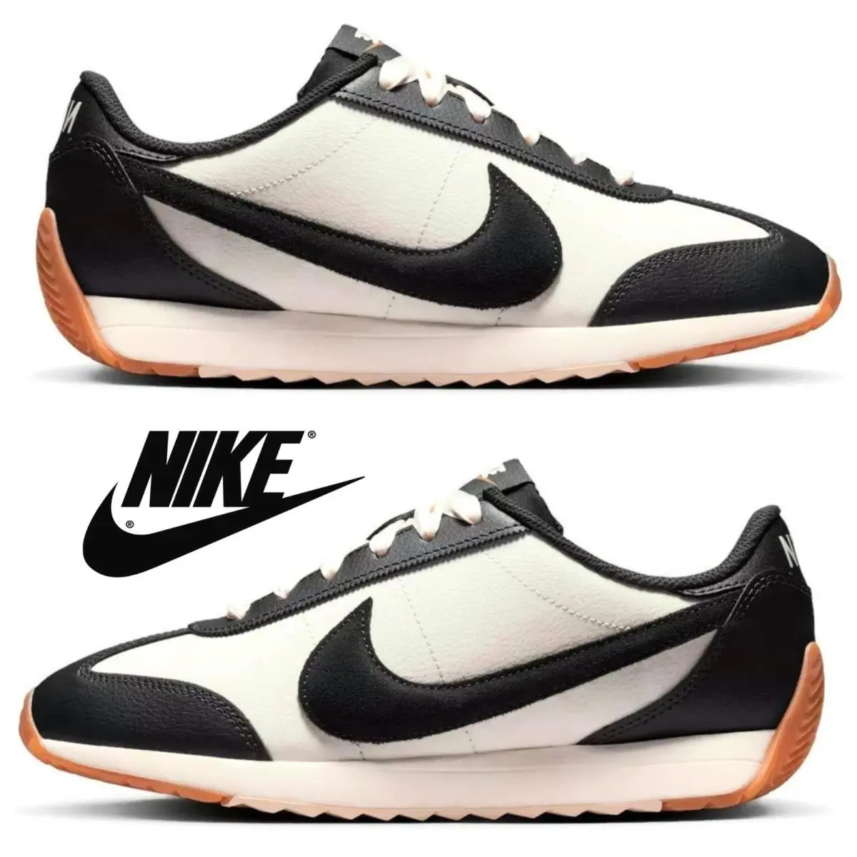 Nike shoes - Nike - Black, Manufacturer: Sail/Safety Orange/Gum Light Brown/Off Noir 13