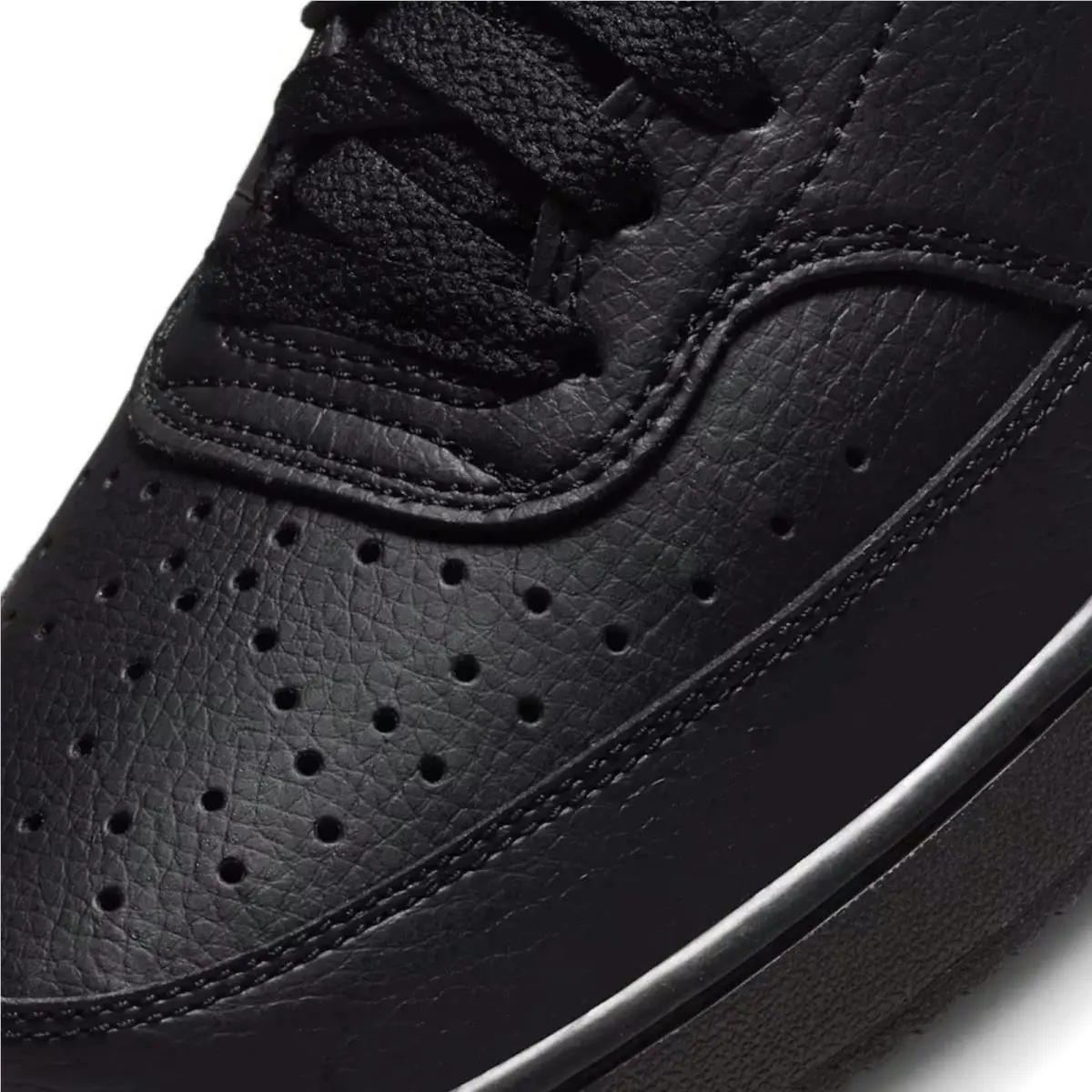Nike shoes - Nike Court Vision Low FL - Black, Manufacturer: Black/Black/White 2
