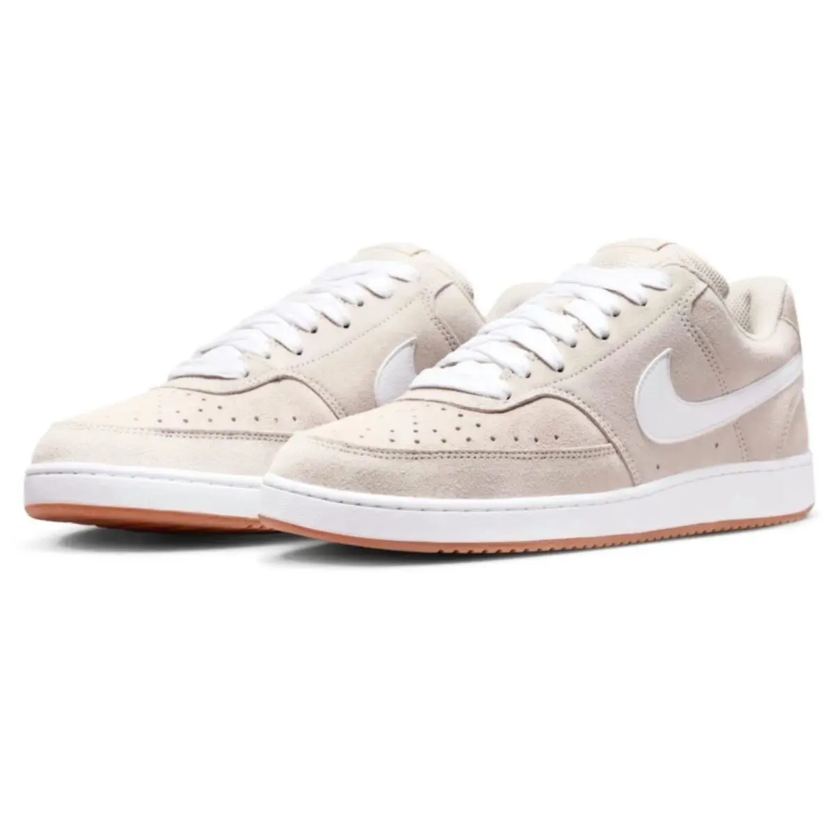 Nike shoes - Nike Court Vision Low FL - Beige, Manufacturer: Light Orewood Brown/Gum Medium Brown/White 0