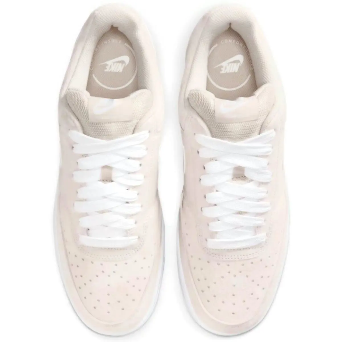 Nike shoes - Nike Court Vision Low FL - Beige, Manufacturer: Light Orewood Brown/Gum Medium Brown/White 3