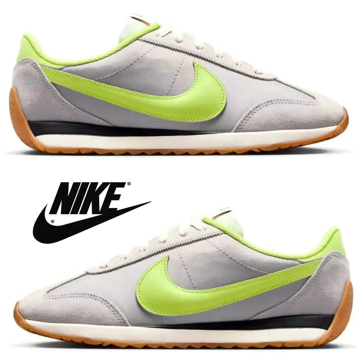 Nike shoes - Nike - Gray, Manufacturer: Moon Particle/Sail/Burgundy Ash/Light Lemon Twist 6