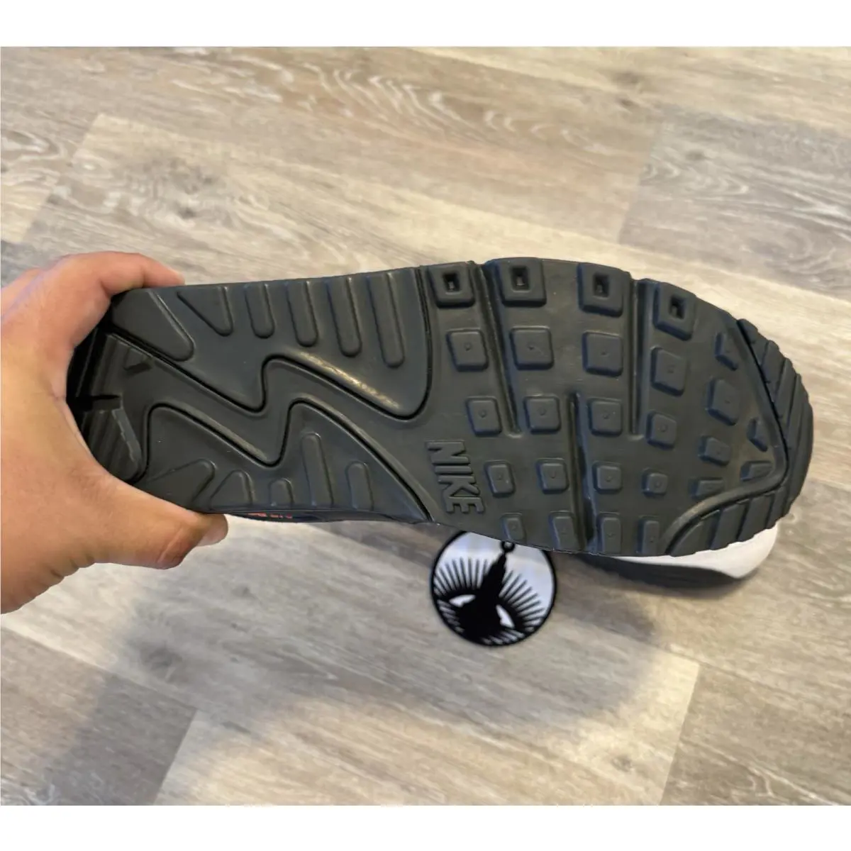 Nike shoes - Nike Air Max 90 - Air Max - IF0670-003 - Vast Grey / Total Orange / Black (UPC: 198480890522) 9