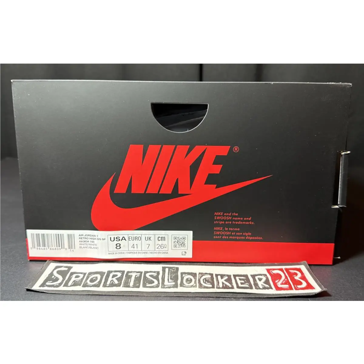 Nike shoes - Air Jordan 1 - Air - AA3834-100 - White 2