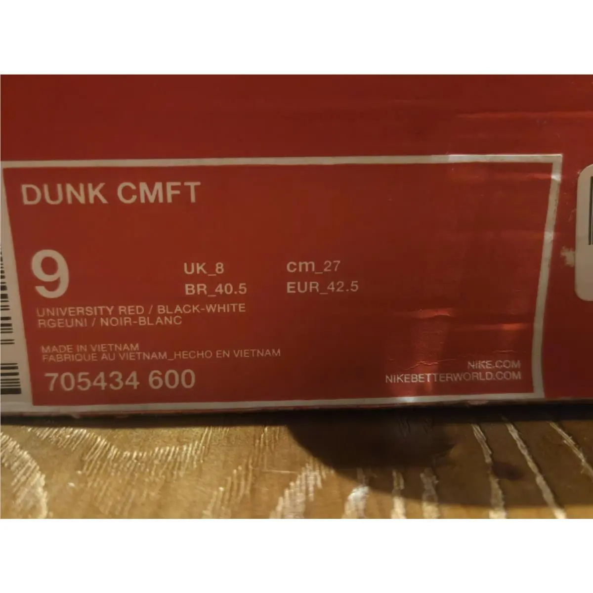 Nike shoes - Nike Dunk - Dunk - 705434-600 - Red 1