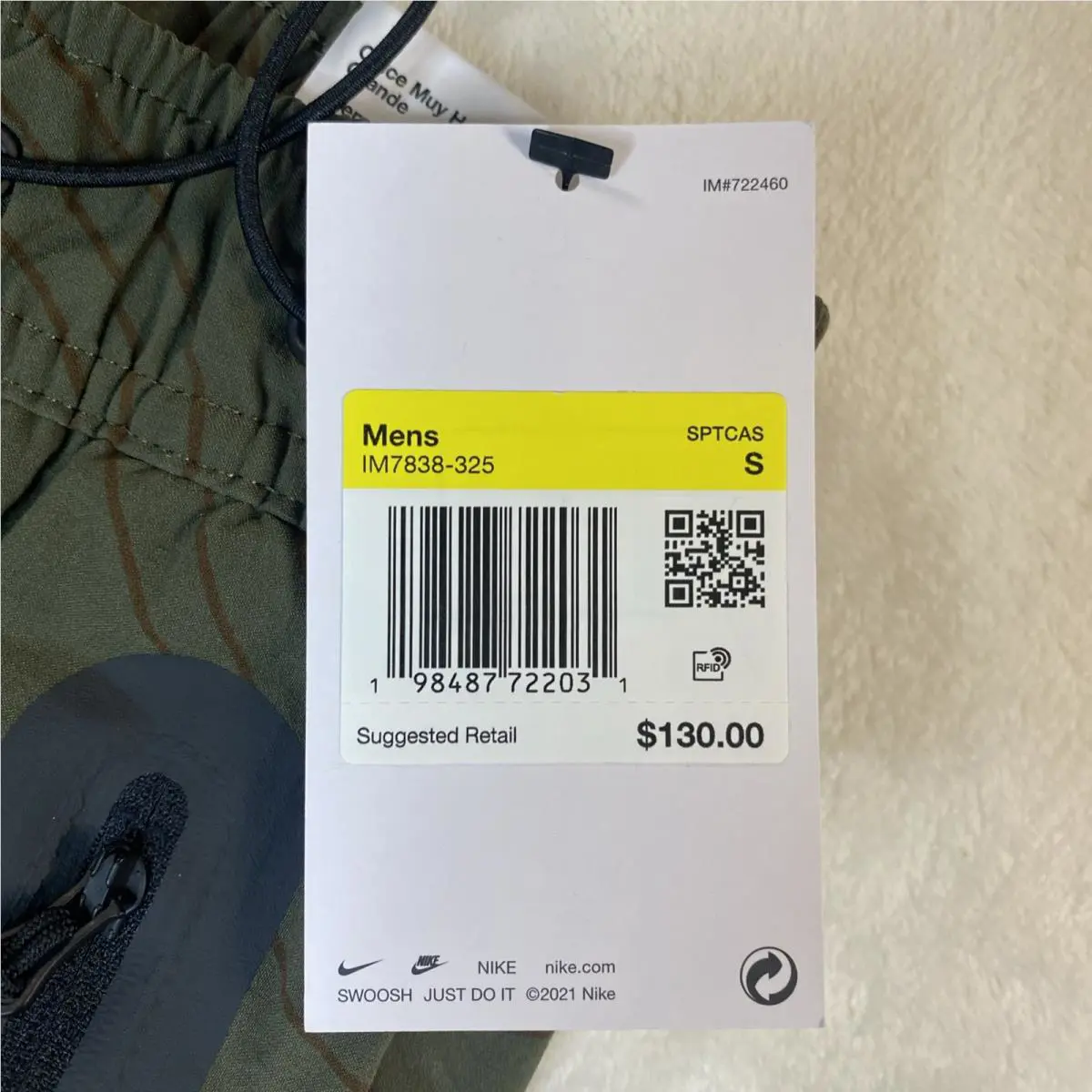 Nike clothing - nike tech - tech - IM7838325 - Green (UPC: 0198487722031) 1