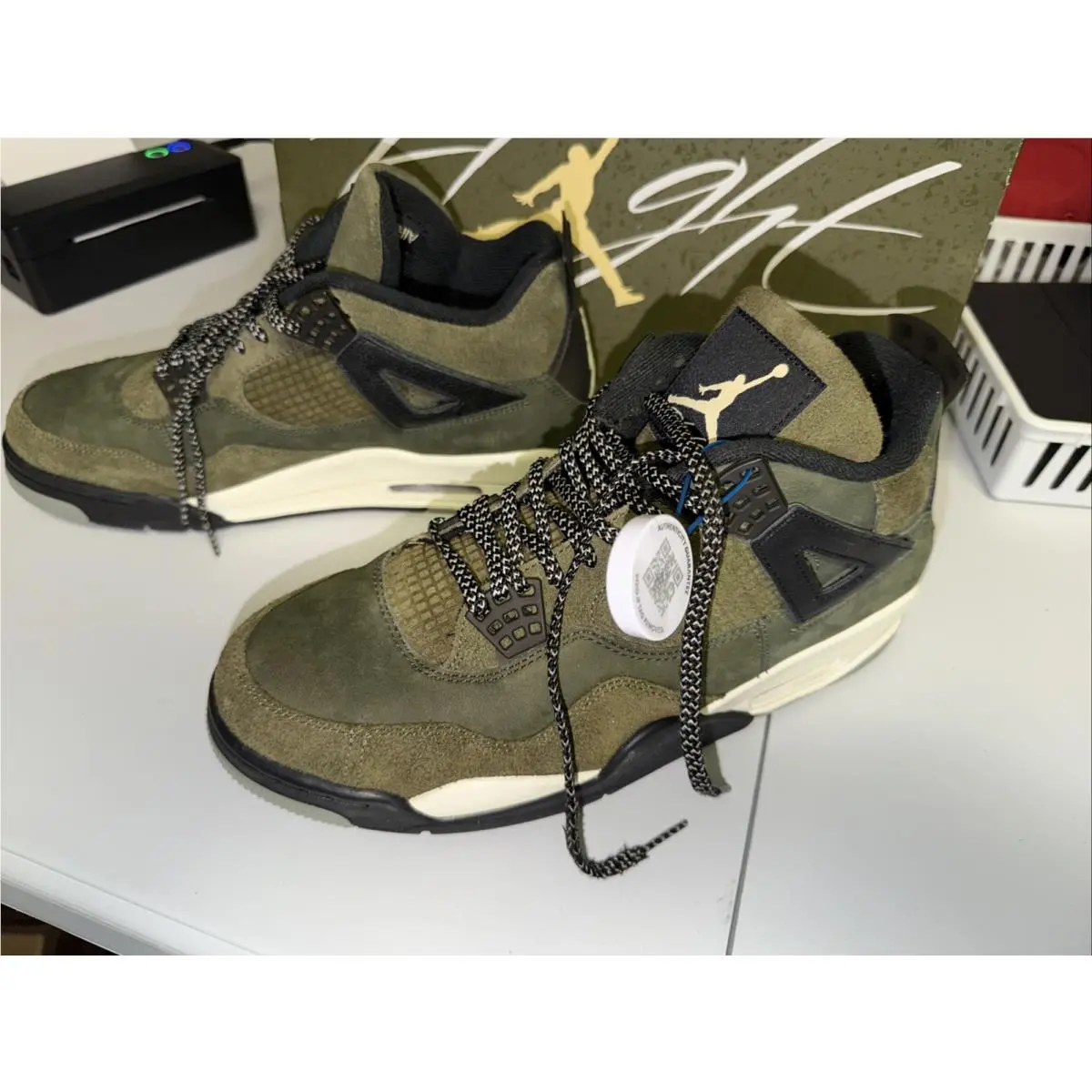 Nike shoes - Nike Air Jordan 4 Retro SE Craft - FB9927-200 - Olive 6