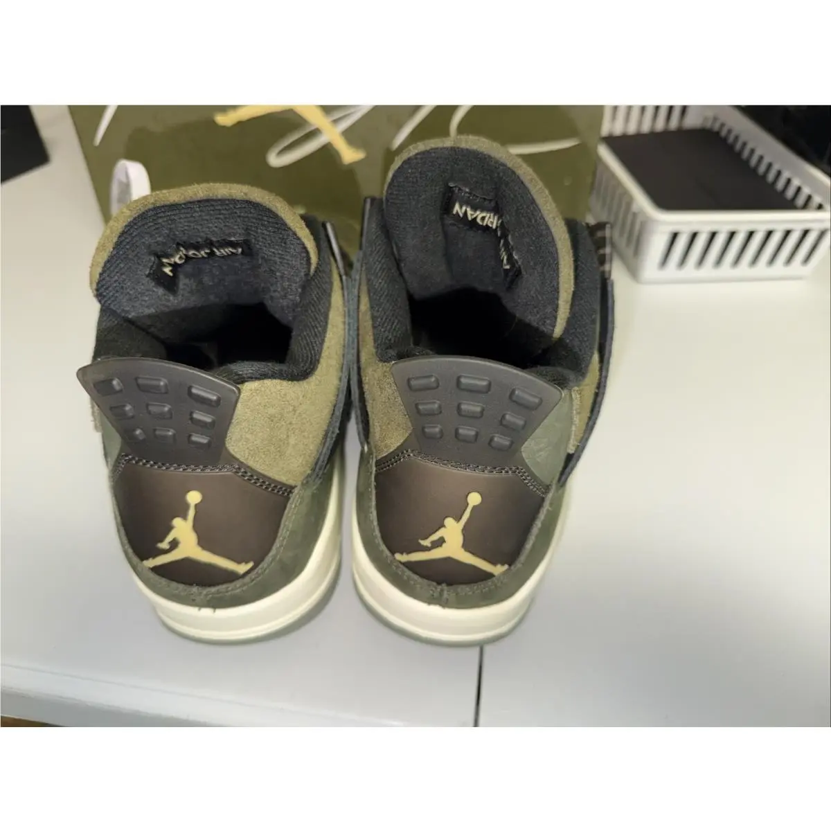 Nike shoes - Nike Air Jordan 4 Retro SE Craft - FB9927-200 - Olive 7