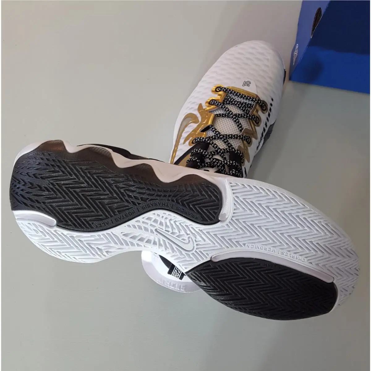 Nike shoes - Nike Giannis Immortality - Giannis Immortality - CZ4099 100 - Black-White-Metallic Gold 7