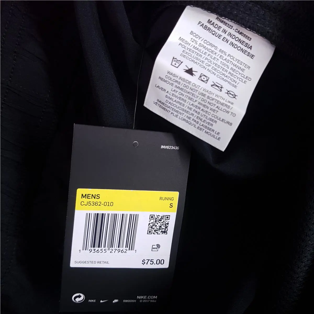 Nike clothing - CJ5362-010 - CJ5362010 - Black (UPC: 0193655279669) 5