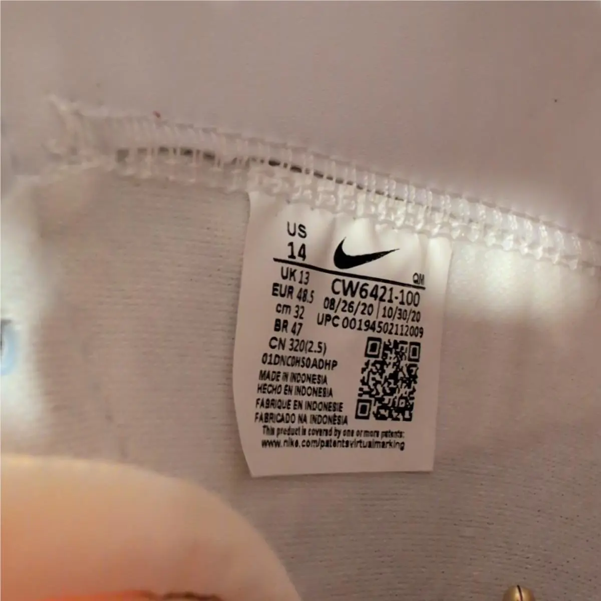 Nike shoes - Nike Blazer Mid `77 Vintage EMB - CW6421 100 - White / Coconut Milk (UPC: 194502111989) 10