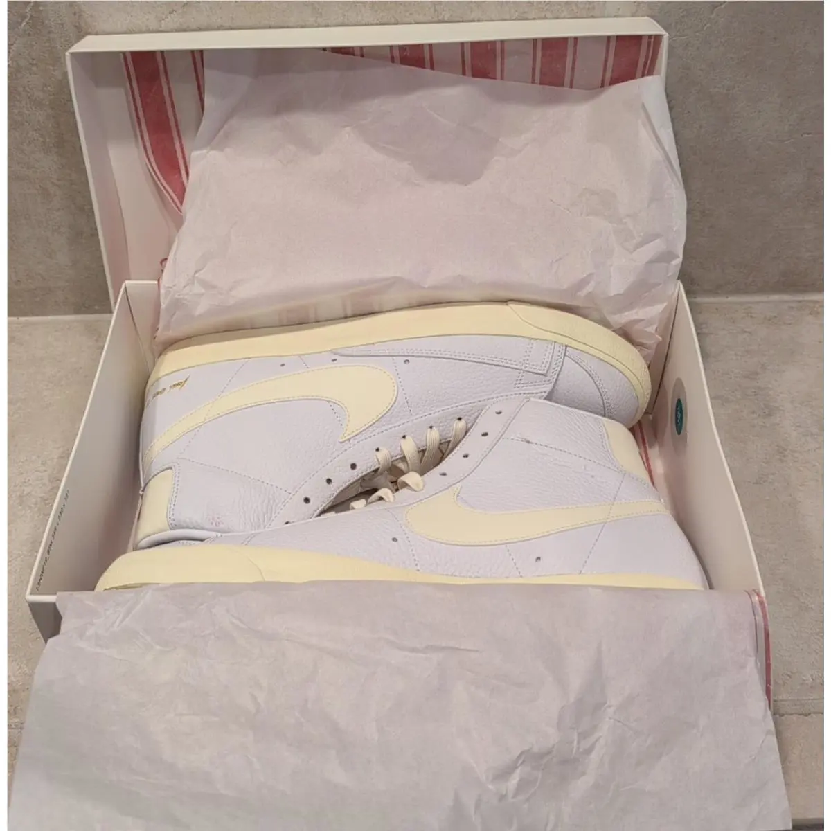 Nike shoes - Nike Blazer Mid `77 Vintage EMB - CW6421 100 - White / Coconut Milk (UPC: 194502111989) 0