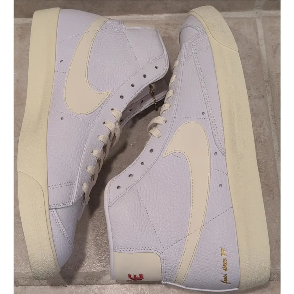 Nike shoes - Nike Blazer Mid `77 Vintage EMB - CW6421 100 - White / Coconut Milk (UPC: 194502111989) 1