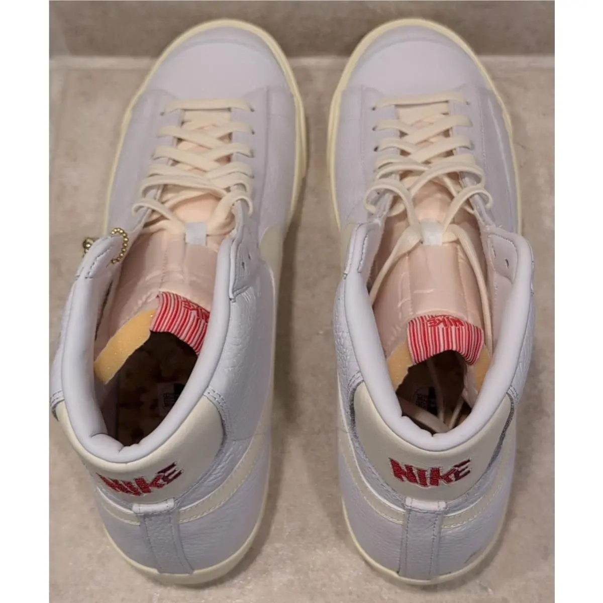 Nike shoes - Nike Blazer Mid `77 Vintage EMB - CW6421 100 - White / Coconut Milk (UPC: 194502111989) 5