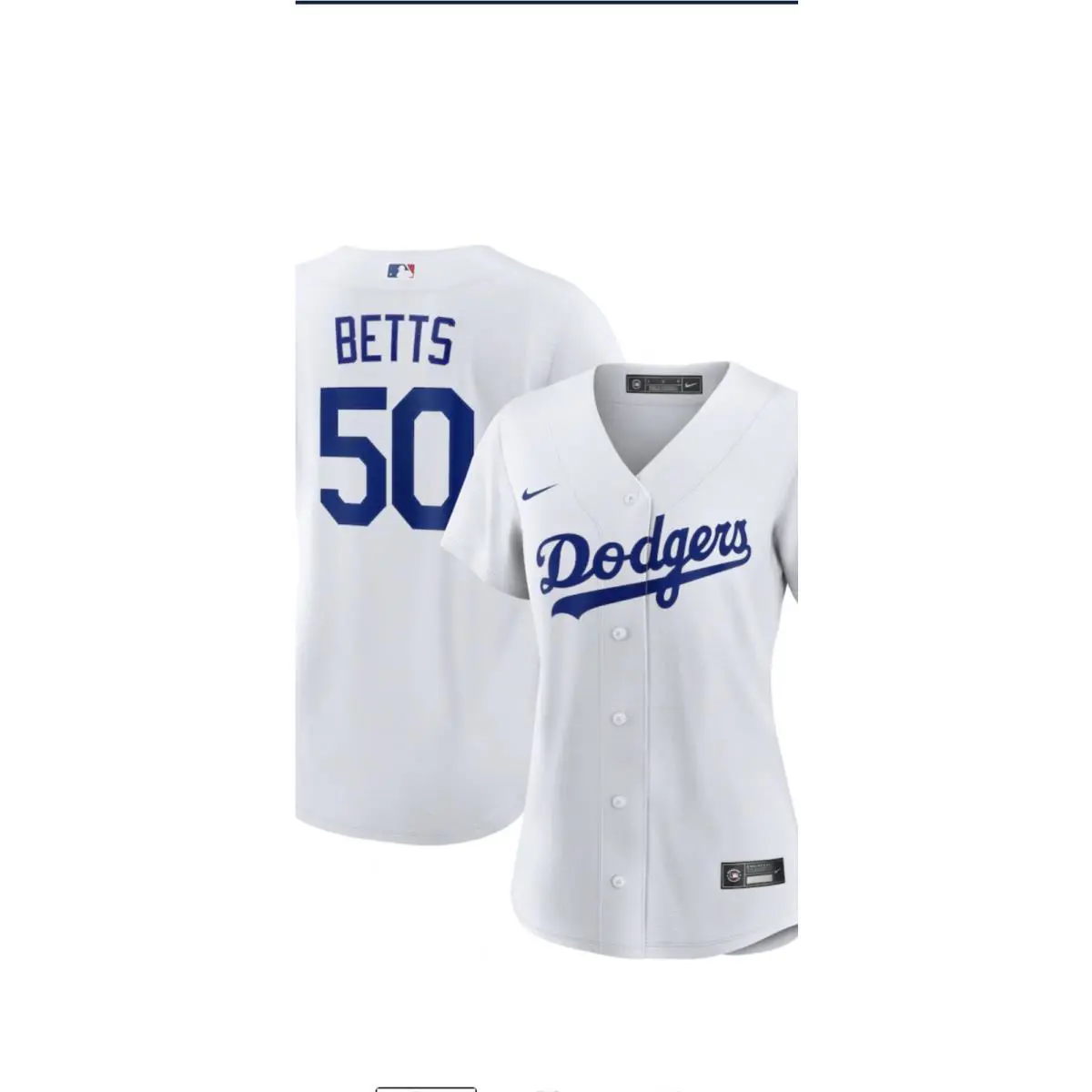 Mookie Betts Los Angeles Dodgers Women`s Nike Jersey Size Large