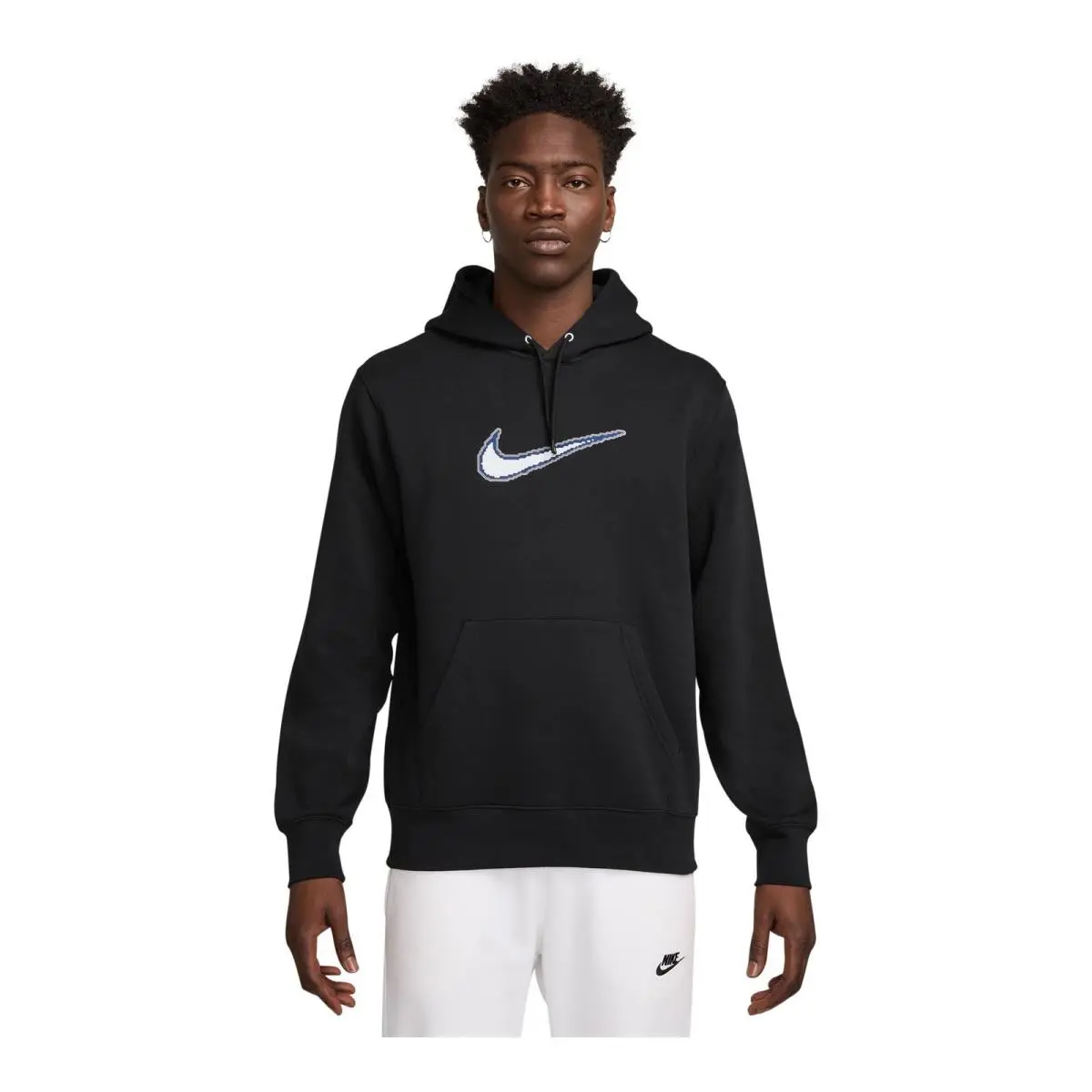 Mens Nike Sportswear Club Fleece Hoodie_black/black/black HV0854-010-SIZE 2XL