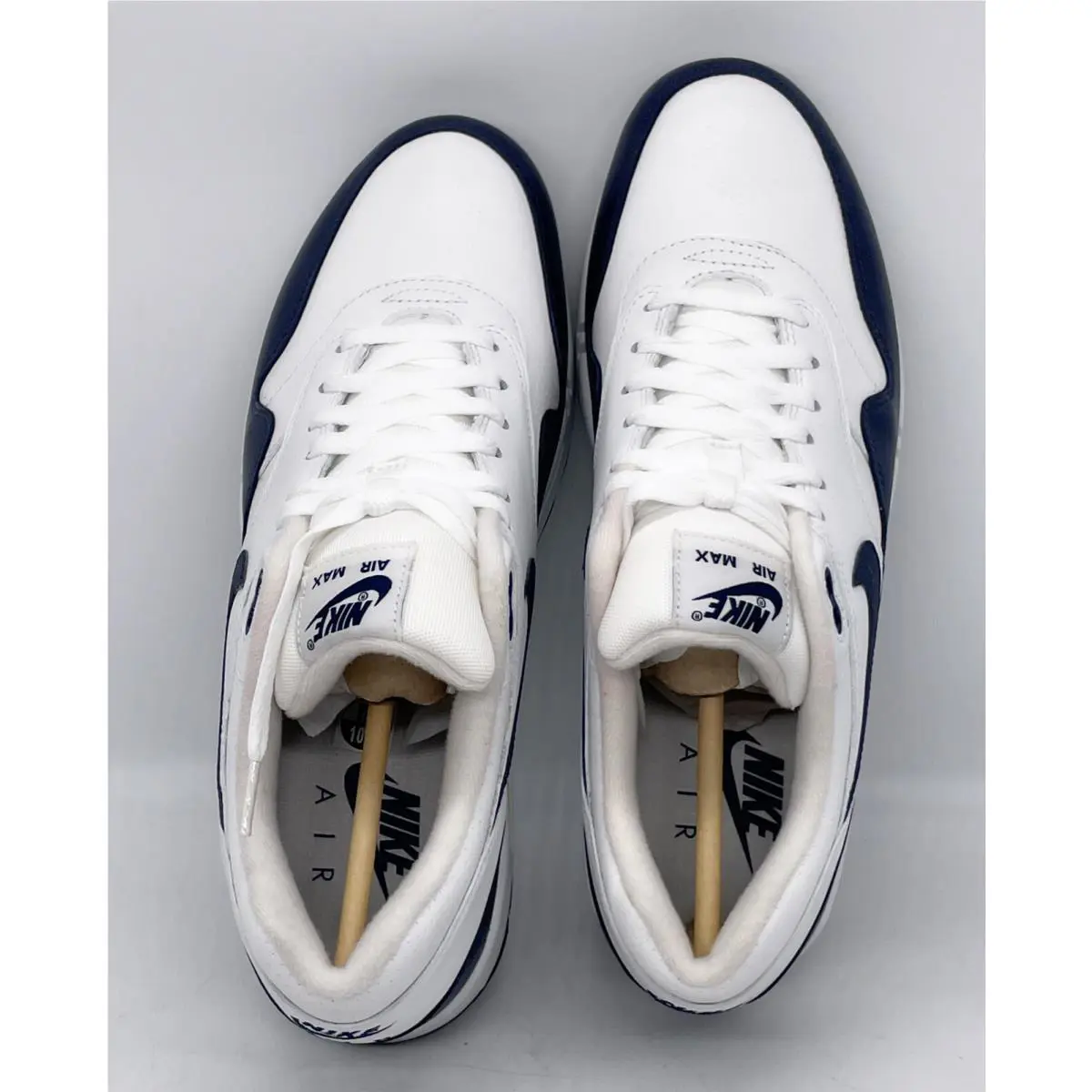 Nike shoes - Air Max 1 LTR - Air Max LTR - 654466-101 - White Navy Blue 5