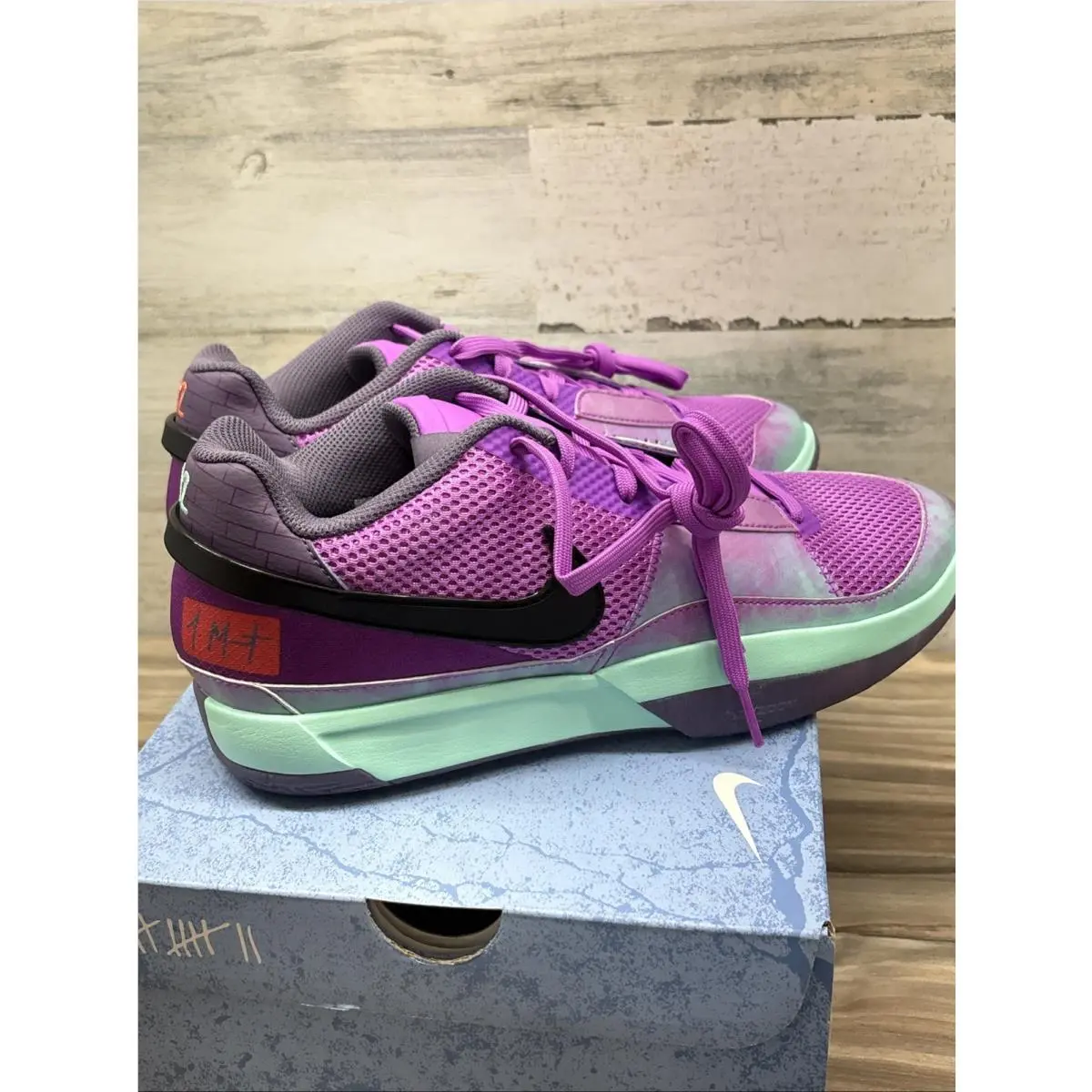 Nike shoes - Nike Ja 1 Christmas - Christmas - FV5558-500 - Purple 4
