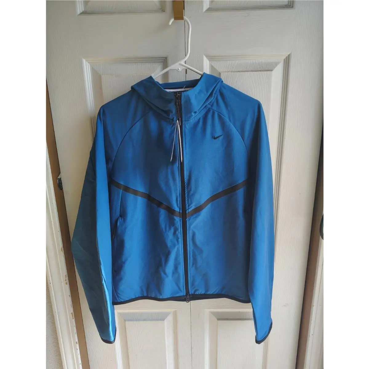 Nike Tech Shori Knit Windrunner Jacket Men’s Blue IF1345-476 Sz XS