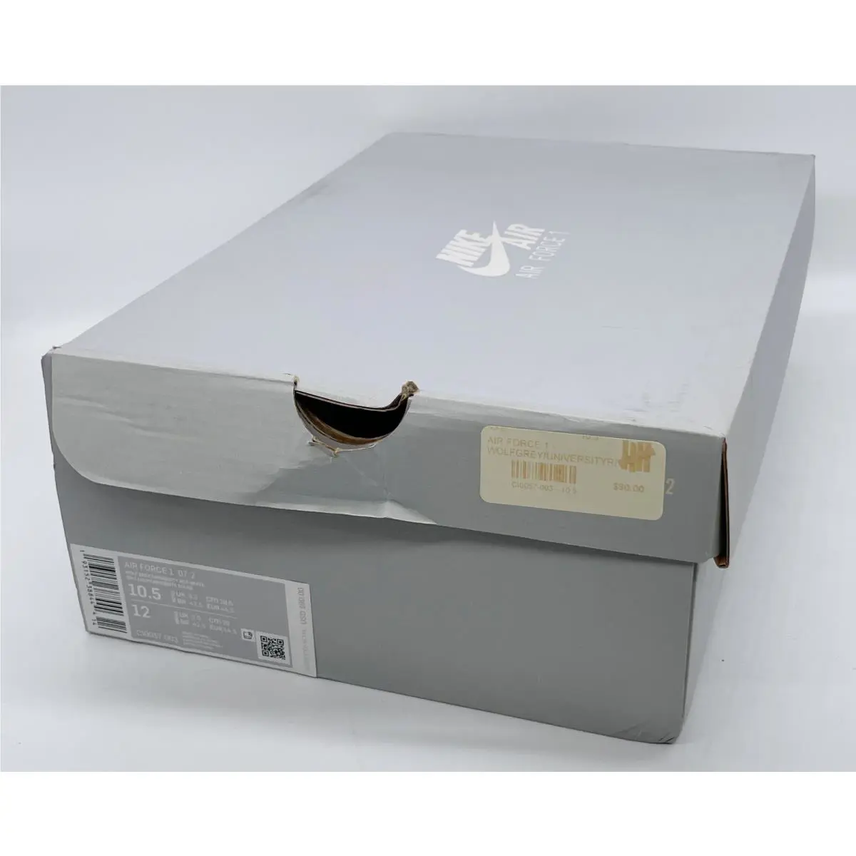 Nike shoes - Air Force 1 `07 2 Low - CI0057-003 - Gray Red 9