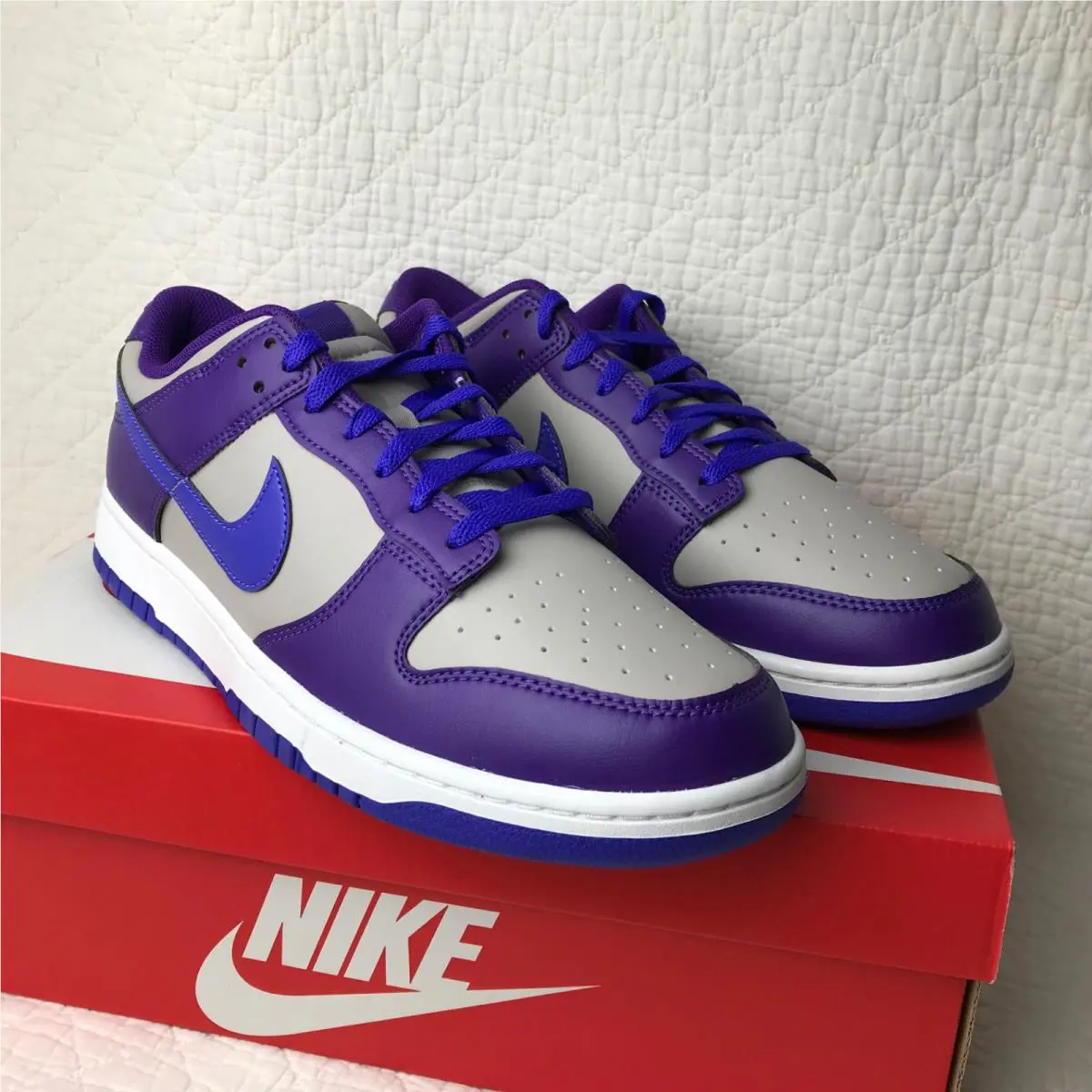 Nike shoes - Nike Dunk - Dunk - HF5441-005 - College grey/ persian purple 8