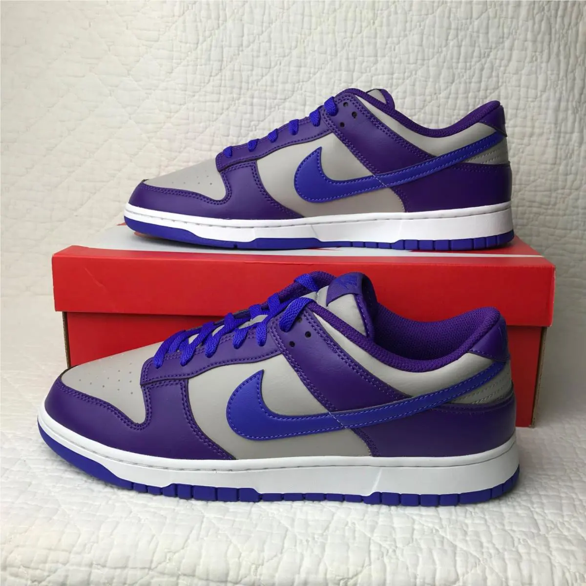 Nike shoes - Nike Dunk - Dunk - HF5441-005 - College grey/ persian purple 1