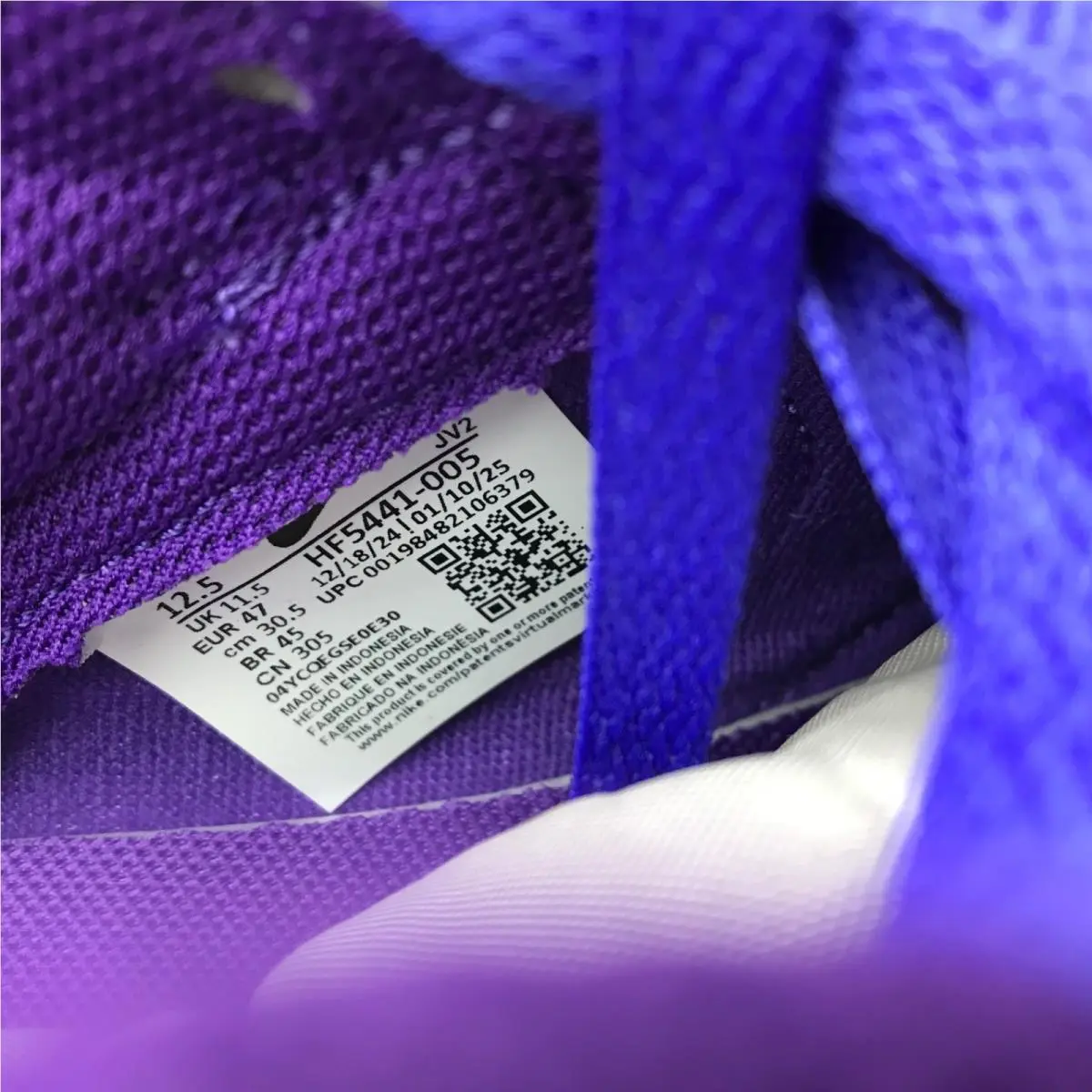 Nike shoes - Nike Dunk - Dunk - HF5441-005 - College grey/ persian purple 9