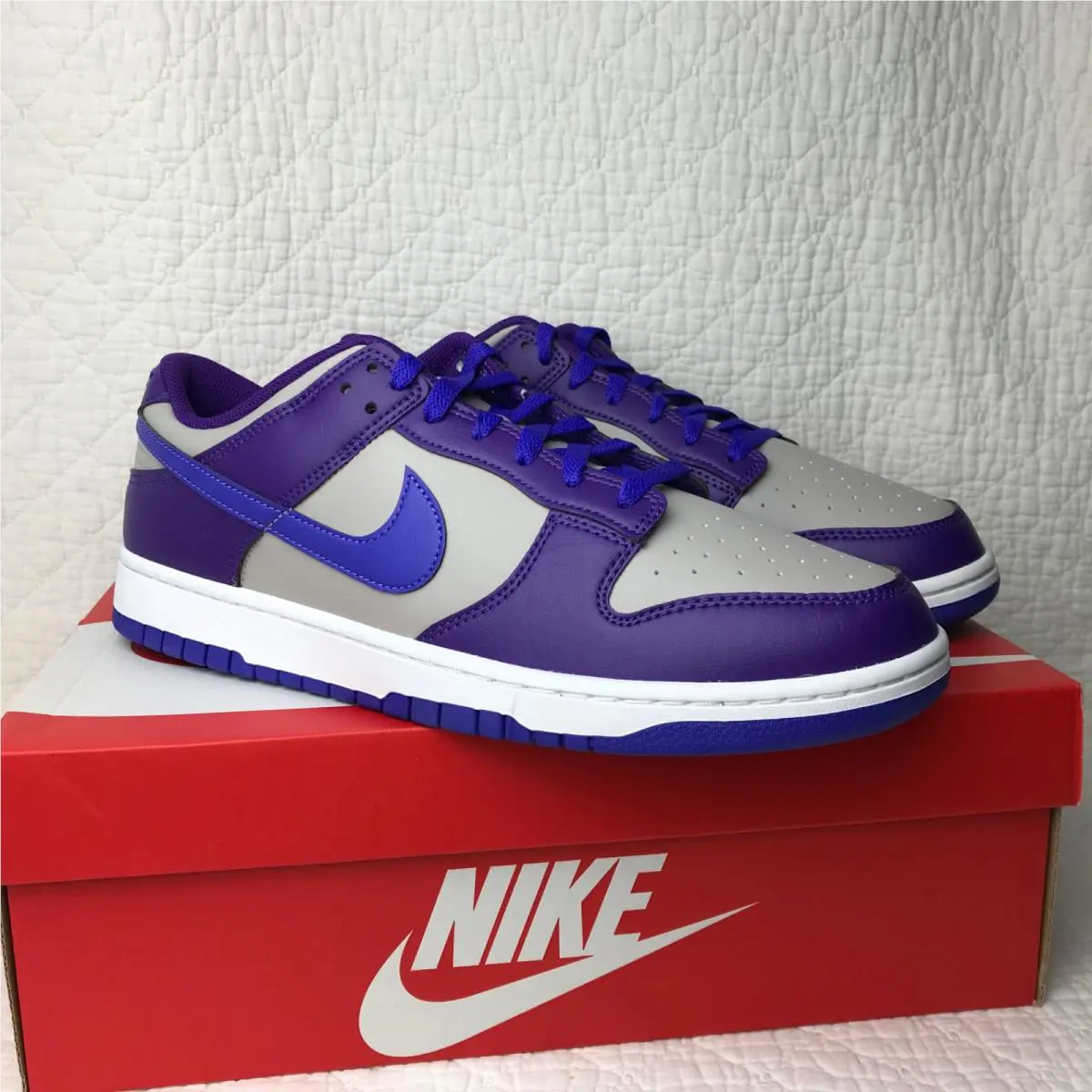Nike shoes - Nike Dunk - Dunk - HF5441-005 - College grey/ persian purple 7