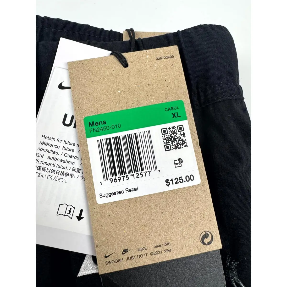 Nike clothing - Nike ACG UV Hiking Pant - FN2450-010 - Black (UPC: 196975125777) 9