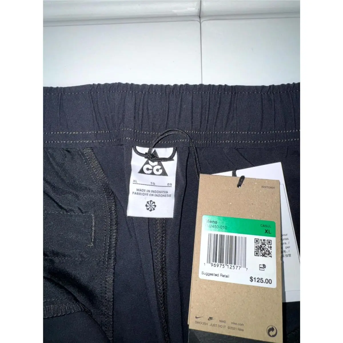 Nike clothing - Nike ACG UV Hiking Pant - FN2450-010 - Black (UPC: 196975125777) 2