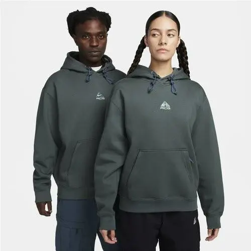 Nike Acg Therma-fit Fleece Pullover Hoodie Men`s Medium DH3087-338 Vintage Green - Green