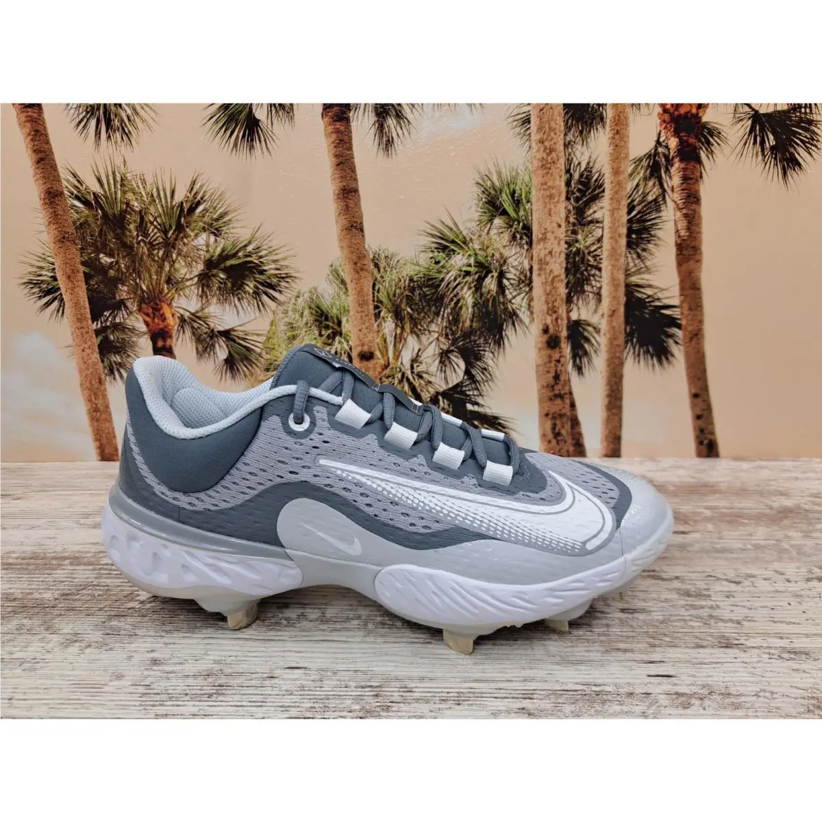 Nike shoes - Nike Alpha Huarache Elite 4 - DJ6521-012 - Gray 0
