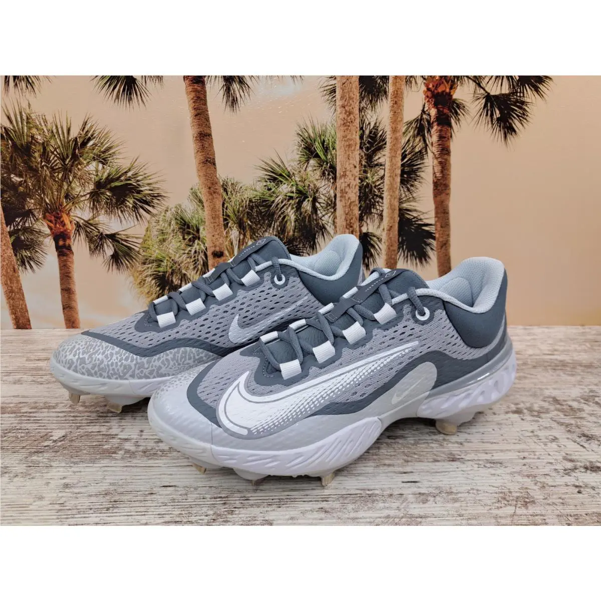 Nike shoes - Nike Alpha Huarache Elite 4 - DJ6521-012 - Gray 1