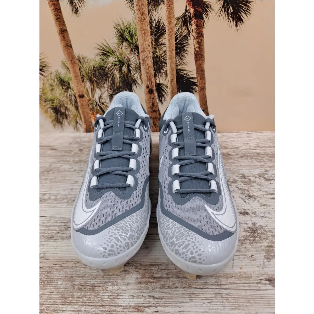 Nike shoes - Nike Alpha Huarache Elite 4 - DJ6521-012 - Gray 2