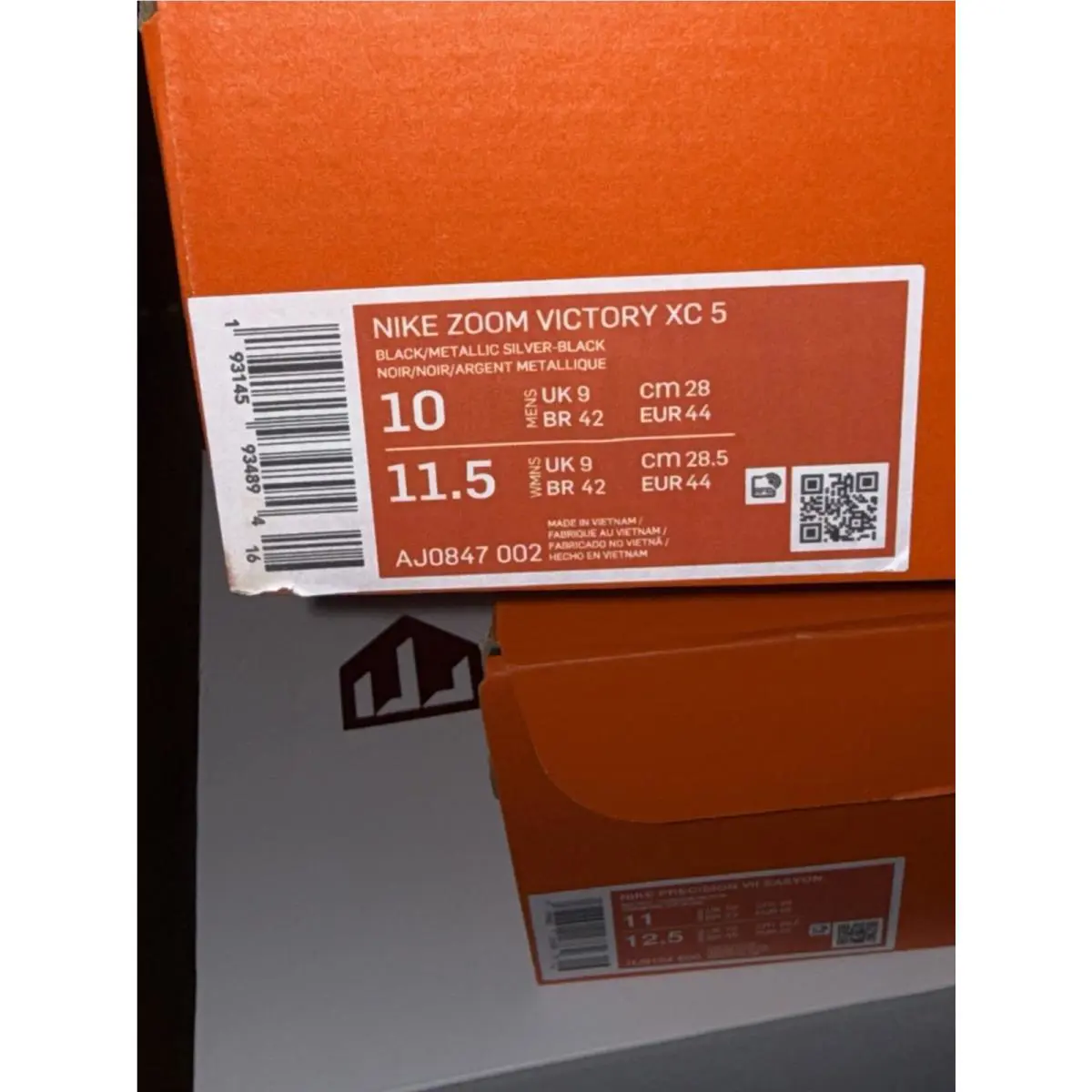 Nike shoes - Nike Zoom Victory 5 XC - AJ0847-002 - Black (UPC: 00193145934894) 7