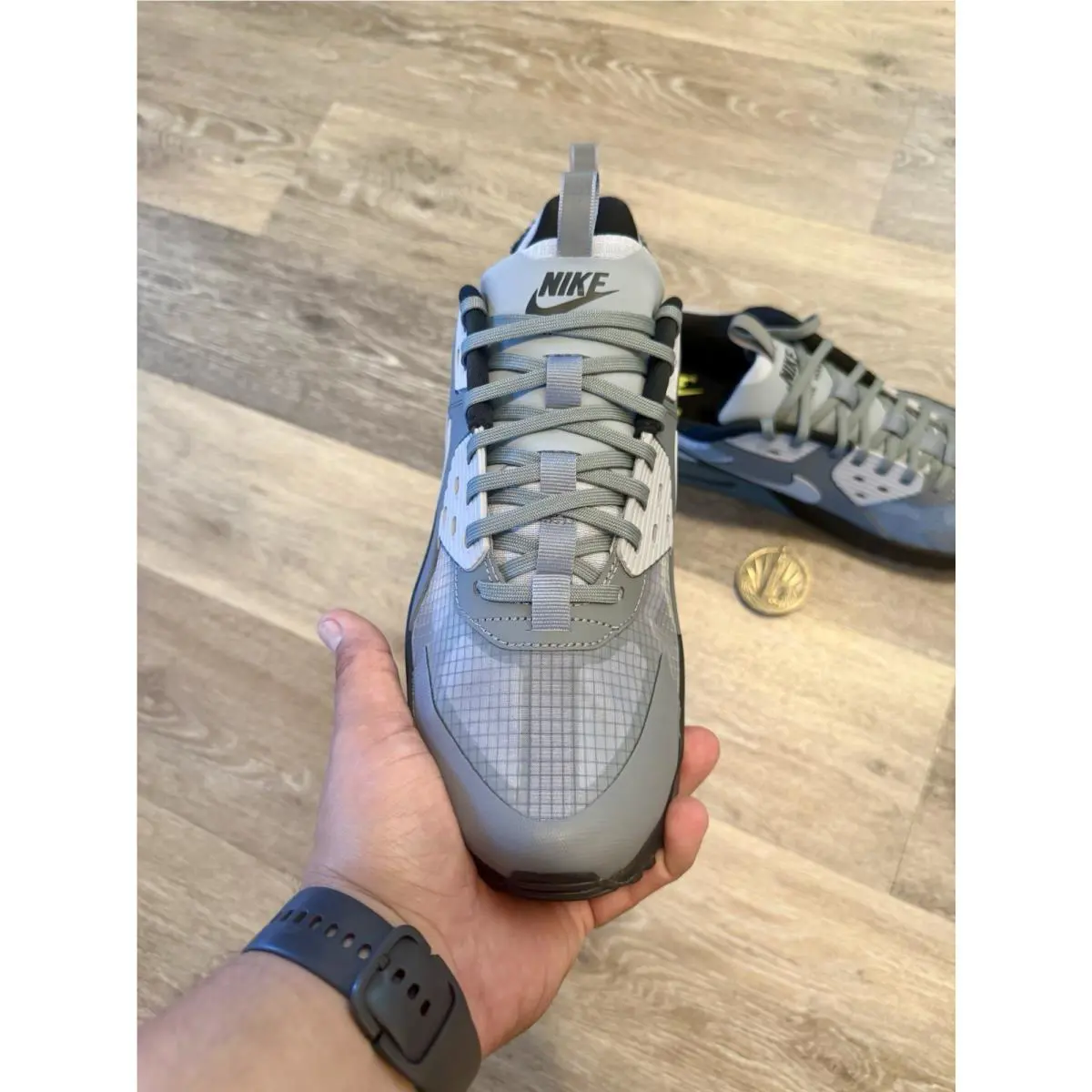 Nike shoes - Nike Air Max 90 Drift - IO1908-065 - Cool Grey / Wolf Grey / Volt / White (UPC: 198487696950) 4