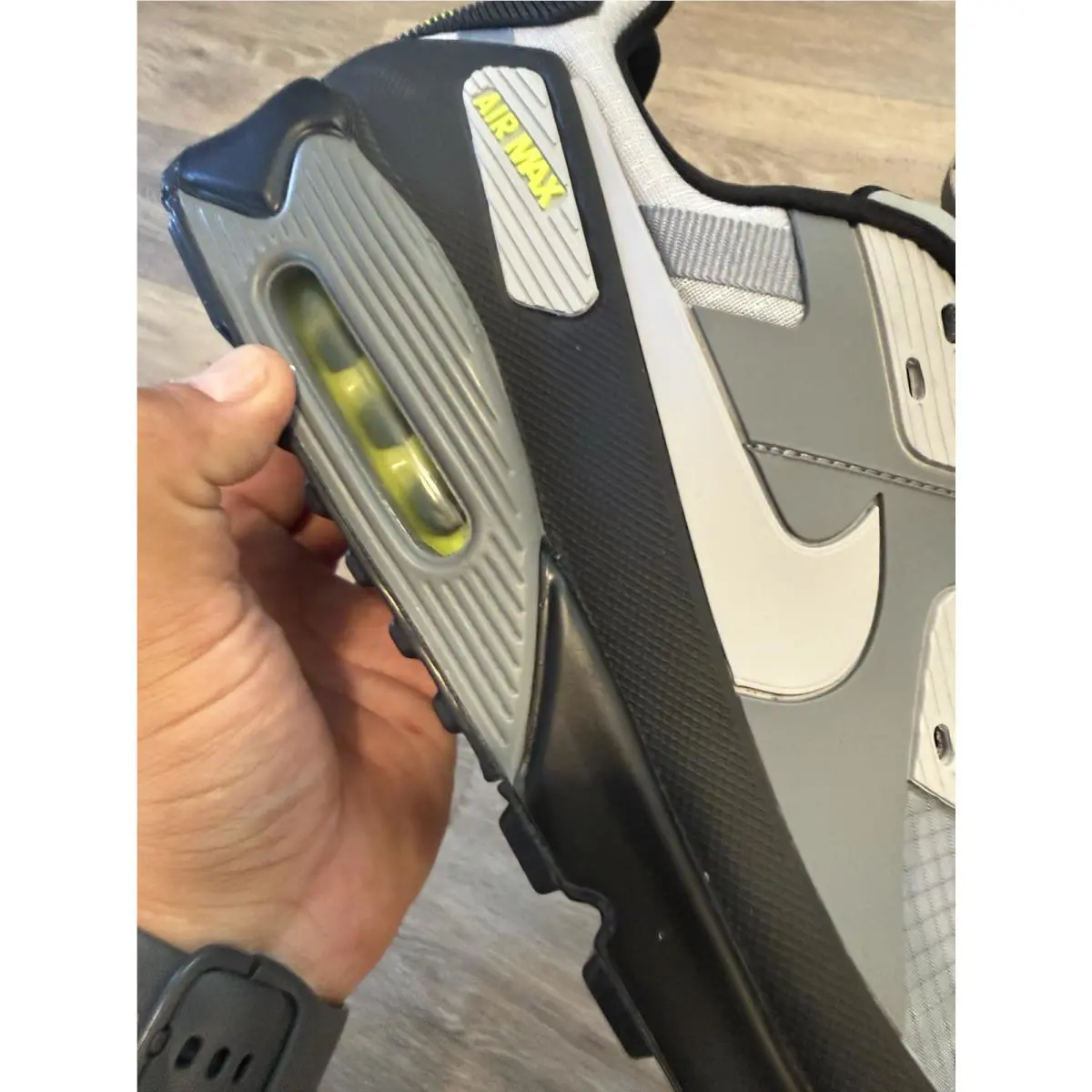 Nike shoes - Nike Air Max 90 Drift - IO1908-065 - Cool Grey / Wolf Grey / Volt / White (UPC: 198487696950) 7