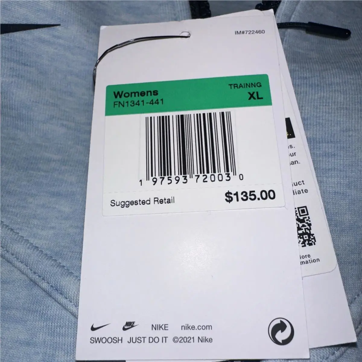 Nike clothing - FN1341 - FN1341 - Light Blue (UPC: 0197593720030) 5