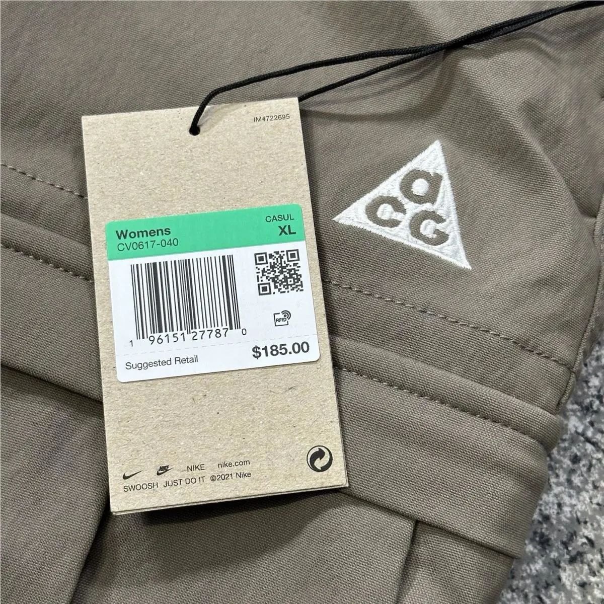 Nike clothing - CV0617 - CV0617 - Beige (UPC: 196151277870) 0