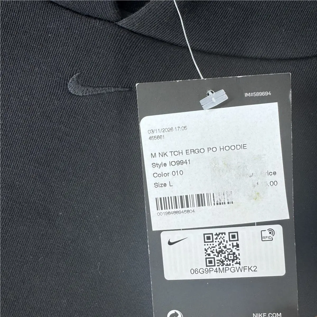 Nike clothing - Black (UPC: 198488945804) 1
