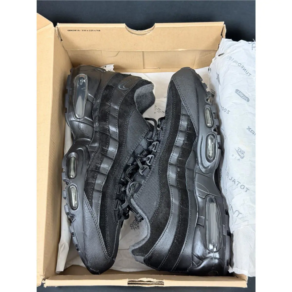 Nike shoes - Nike Air Max 95 Premium - 538416-010 - Black (UPC: 886915109805) 1