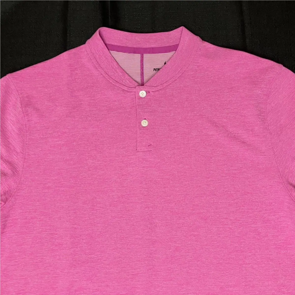 Nike clothing - TW Tiger Woods AeroReact Mock Blade Polo - Hyper Magenta 0