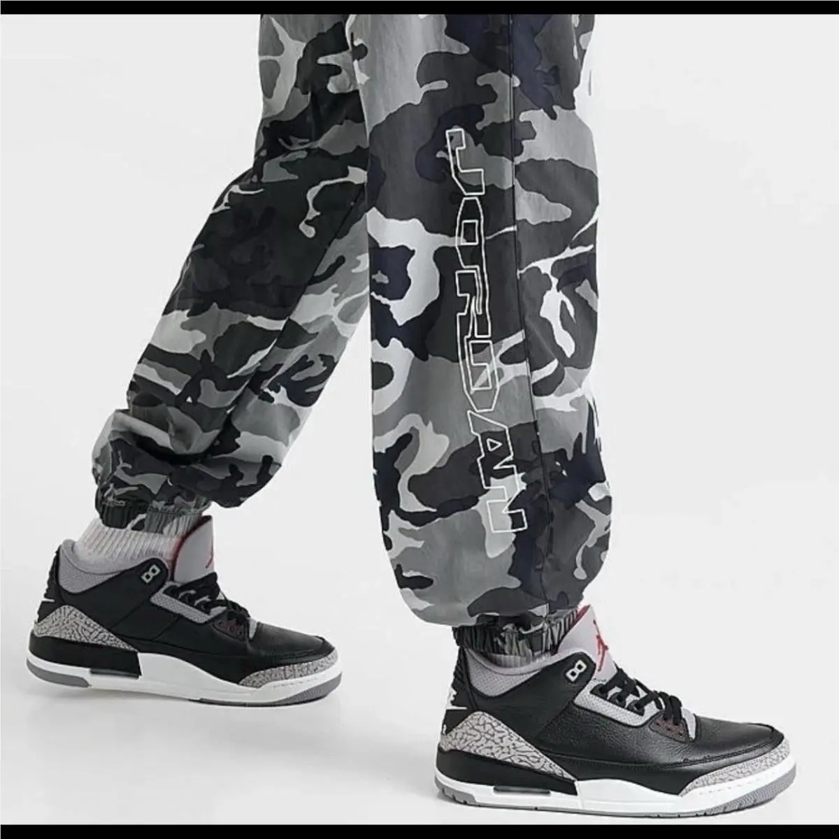 Nike clothing - Air Jordan MVP - Air MVP - FZ3529 010 - Black Sail Camo (UPC: 0197601299640) 3
