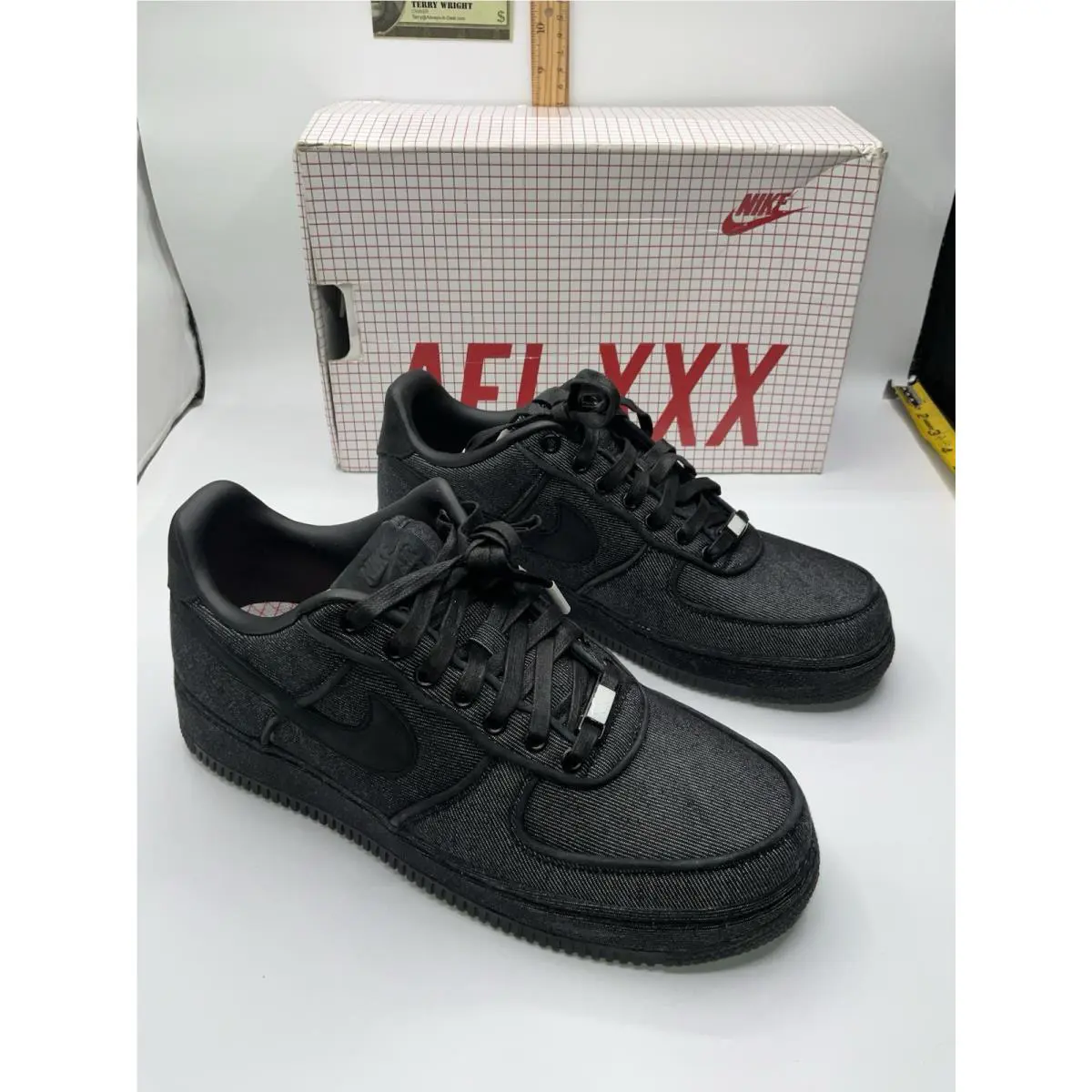 Nike shoes - Nike Air Force 1 - Air Force - 520505-090 - Black (UPC: 886550261210) 7