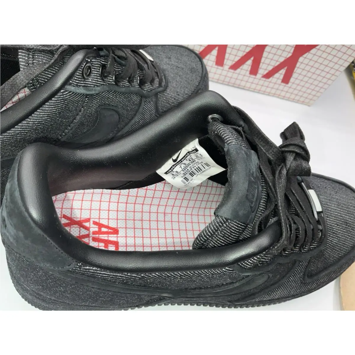 Nike shoes - Nike Air Force 1 - Air Force - 520505-090 - Black (UPC: 886550261210) 12