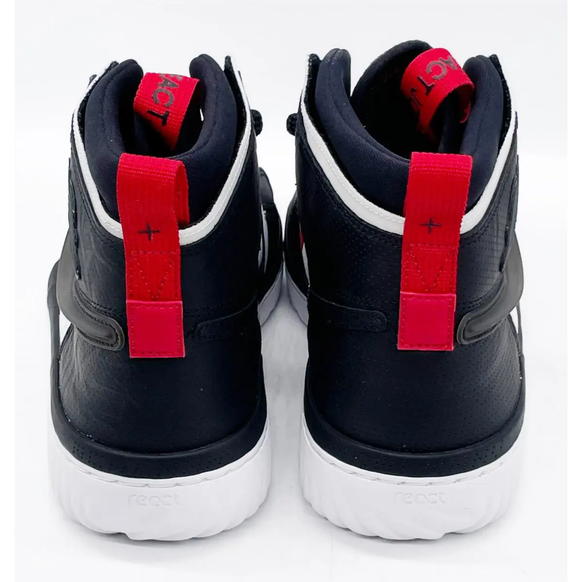 Nike shoes - Jordan 1 High React - High React - AR5321016 - Black White Red 4