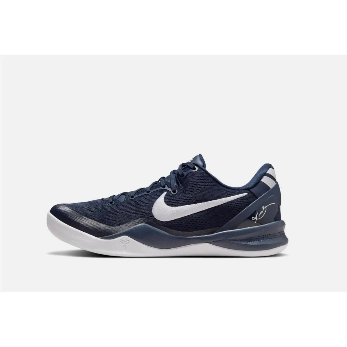 Nike Size 4Y - Kid`s Kobe Viii GS Navy Blue FN0266-400